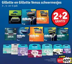 Kruidvat Gillette Venus scheermesjes Pro Smooth Sensitive 3-pak aanbieding