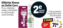 Kruidvat Gillette Venus en Satin Care aanbieding