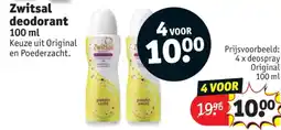 Kruidvat Zwitsal deodorant aanbieding