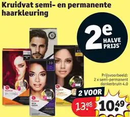 Kruidvat Kruidvat semi- en permanente haarkleuring aanbieding