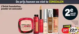 Kruidvat L’Oréal foundation, poeder en concealer aanbieding