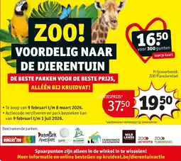 Kruidvat ZOO Planckendael aanbieding