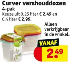 Kruidvat Curver vershouddozen aanbieding