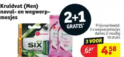 Kruidvat Kruidvat (Men) navul- en wegwerpmesjes aanbieding