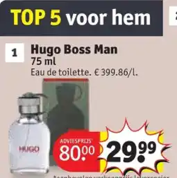 Kruidvat Hugo Boss Man aanbieding