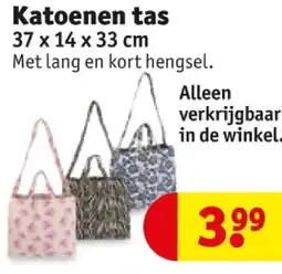 Kruidvat Katoenen tas aanbieding