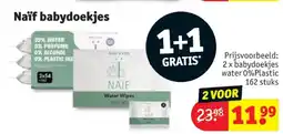 Kruidvat Naïf babydoekjes aanbieding