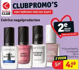 Kruidvat Catrice nagelproducten aanbieding