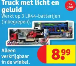 Kruidvat Truck met licht en geluid aanbieding