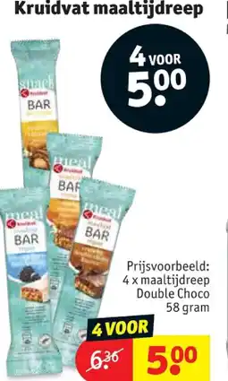 Kruidvat Kruidvat maaltijdreep aanbieding