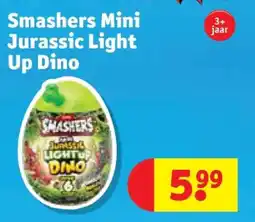 Kruidvat Smashers Mini Jurassic Light Up Dino aanbieding