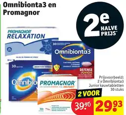 Kruidvat Omnibionta3 en Promagnor aanbieding