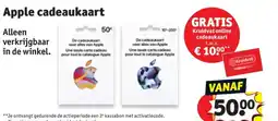 Kruidvat Apple cadeaukaart aanbieding