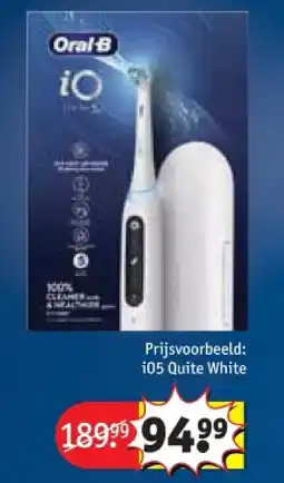 Kruidvat iO5 Quite White aanbieding