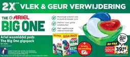 Kruidvat Ariel wasmiddel pods The Big One gigapack aanbieding
