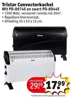 Kruidvat Tristar Convectorkachel aanbieding