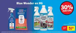Kruidvat Blue Wonder en HG aanbieding
