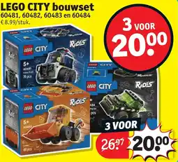 Kruidvat LEGO CITY bouwset aanbieding