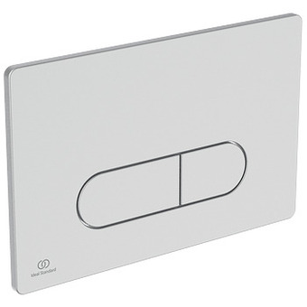 Ideal Standard Oleas M1 bedieningspaneel mat chroom voor Ideal Standard ProSys inbouwreservoir