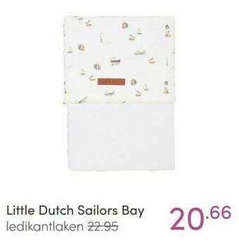 Baby & Tiener Little dutch sailors bay ledikantlaken aanbieding