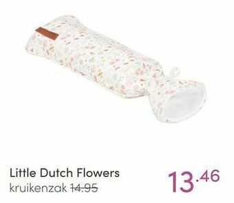 Baby & Tiener Little dutch flowers kruikenzak aanbieding