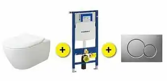 Toiletset Subway Wit Incl Wc-bril + Inbouwres Up320 + Drukplaat Chroom