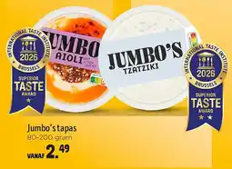 Jumbo Jumbo’s tapas aanbieding