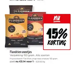 Jumbo Flandrien sneetjes aanbieding