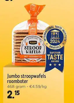 Jumbo Jumbo stroopwafels roomboter aanbieding
