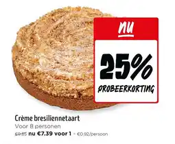 Jumbo Crème bresiliennetaart aanbieding