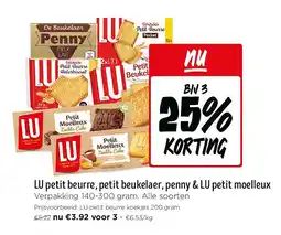 Jumbo LU petit beurre, petit beukelaer, penny & LU petit moelleux aanbieding