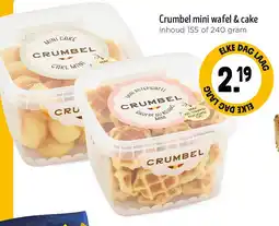 Jumbo Crumbel mini wafel & cake aanbieding