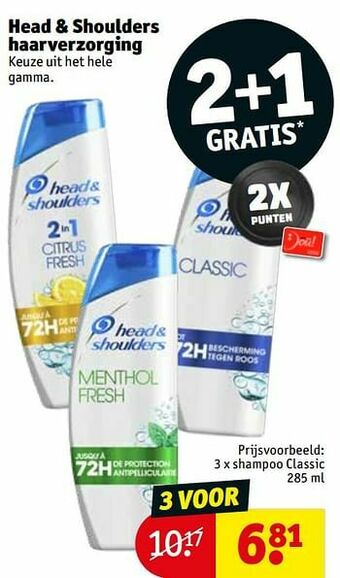 Kruidvat Shampoo classic aanbieding