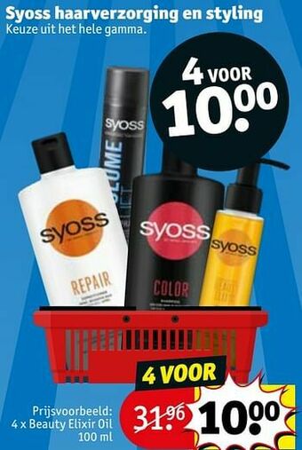Kruidvat Beauty elixir oil aanbieding