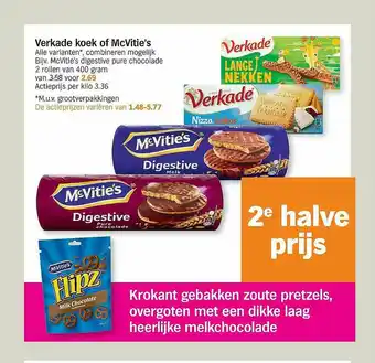 Albert Heijn Verkade Koek Of Mcvities aanbieding