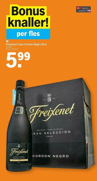 Albert Heijn Freixenet Cava Cordon Negro Brut aanbieding