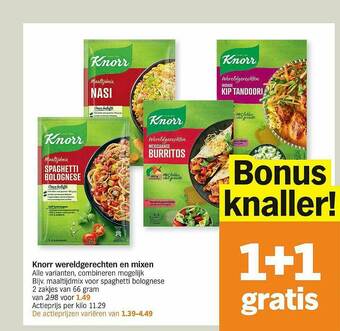 Albert Heijn Knorr Wereldgerechten En Mixen aanbieding