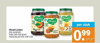 Albert Heijn Olvarit Potjes aanbieding
