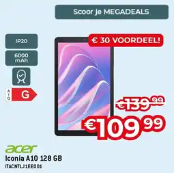 Exellent acer Iconia A10 ITA aanbieding