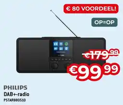 Exellent Philips DAB+-radio PSTAR880510 aanbieding