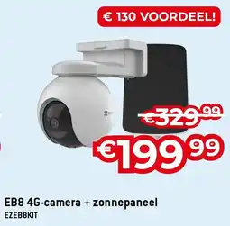 Exellent EB8 4G-camera + zonnepaneel EZEB8KIT aanbieding