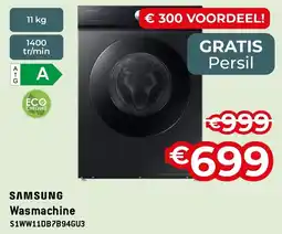 Exellent Samsung Wasmachine S1WW11DB7B94GU3 aanbieding