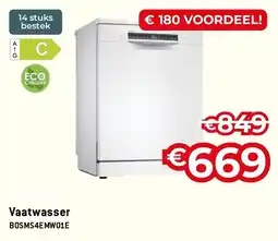 Exellent Vaatwasser BOSMS4EMW01E aanbieding