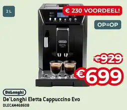 Exellent De'Longhi Eletta Cappuccino Evo DLECAM46860B aanbieding
