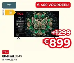 Exellent TCL QD-MiniLED-tv TC75MQLED75K aanbieding