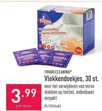 ALDI Vlekkendoekjes aanbieding