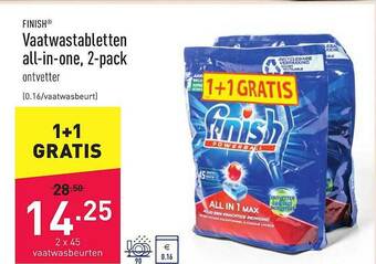 ALDI Vaatwastabletten All In One aanbieding