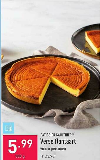 ALDI Verse Flantaart aanbieding