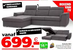 Seats and Sofas Hoeksalon Max aanbieding