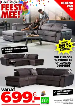 Seats and Sofas Hoeksalon edge aanbieding
